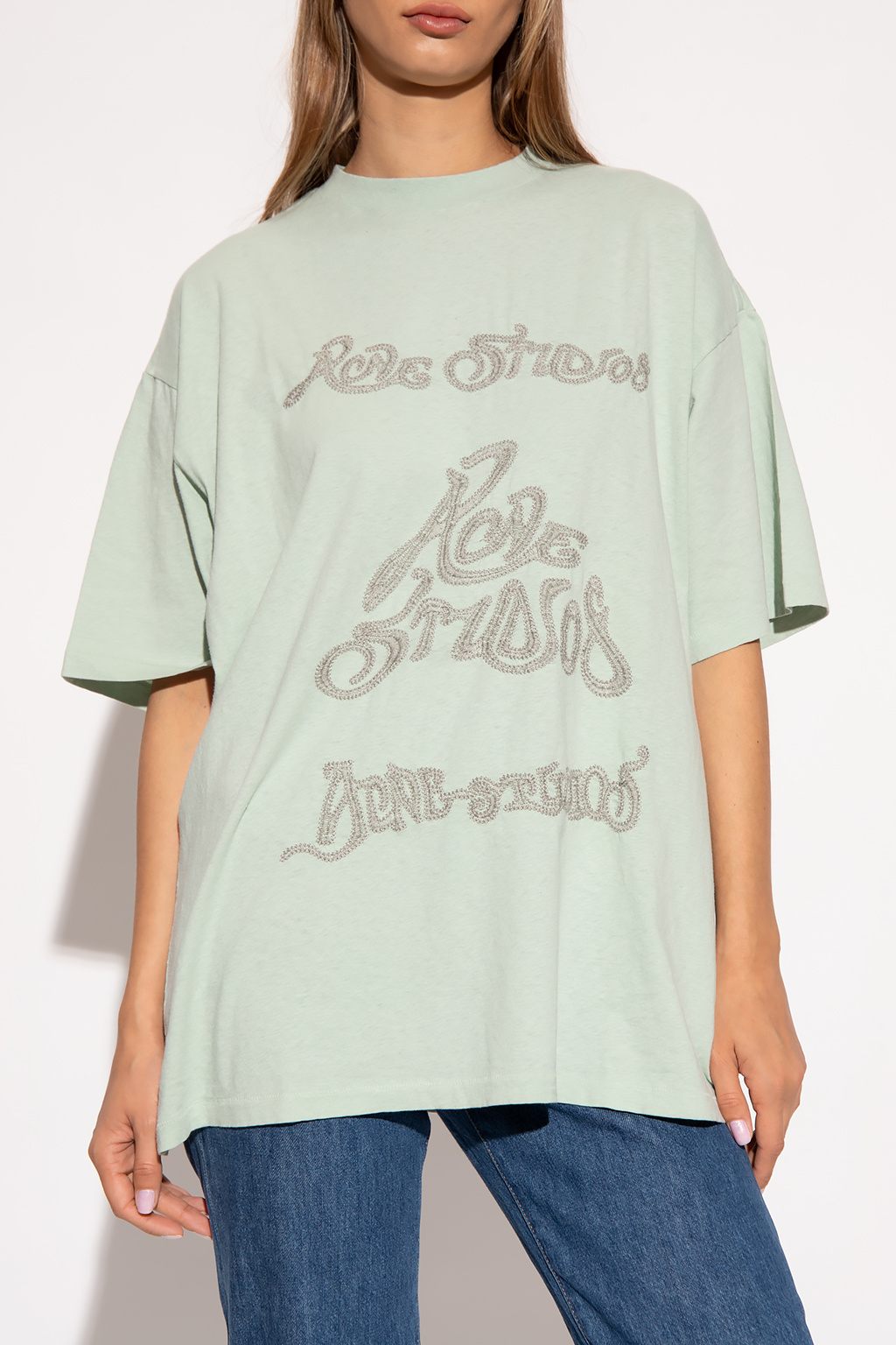 Green Oversize T - SchaferandweinerShops Italy - shirt Acne